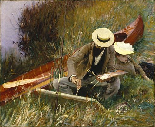 An out-of-doors study, by John Singer Sargent [public domain]
